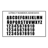 Letras Y Numeros Adhesivos Pack Rotulacion Adhesiva