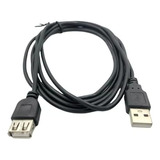 Cabo Extensor Usb-a 2.0 De 1,5 E 3 Metros Macho/femêa