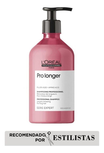 Shampoo Prolonger Engrosa Puntas De Cabello Largo - Loreal P
