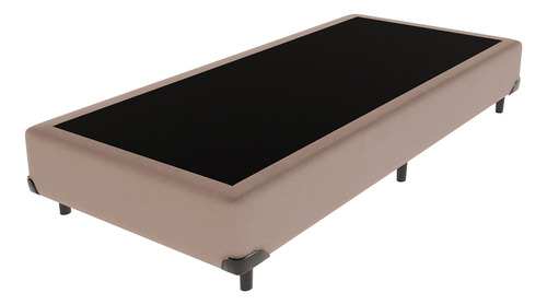 Cama Box Solteiro Bege Comfort Prime 78x188