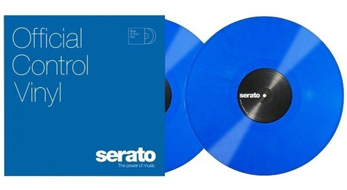 Serato Official Control Vinyl Blue (par)