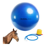 Rural365 Bola De Caballo Grande De Juguete En Azul, Bola De.