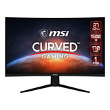 Monitor Qhd 27'' Msi G273cq Curvo Gaming Color Negro
