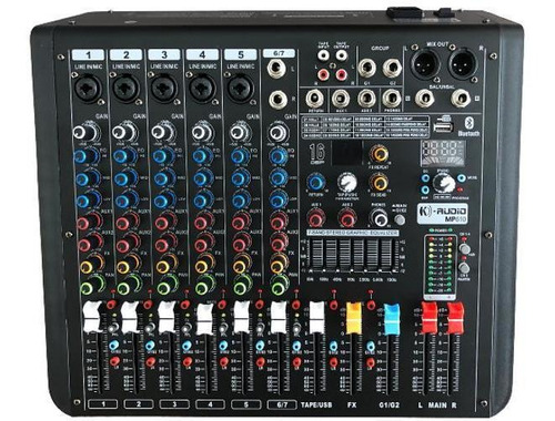 Mesa Som Kadosh K-audio Mp610 6 Canais 2aux Bt/usb/efx/eq/sg 110v/220v