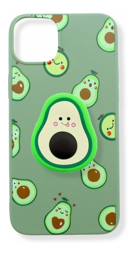 Funda + Sujetador Soporte Aguacate Compatible Con iPhone