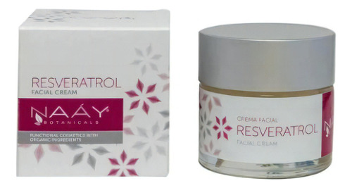 Crema Facial Resveratrol Manchas Y Arrugas Naay 50ml Tipo De Piel Todo Tipo De Piel