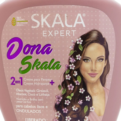 Skala Dona Máscara Vegana Crema De Peinar Nutritiva X 1kg