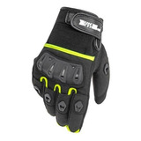 Guantes Touch Figther Negro Amarillo # Punto Extremo 