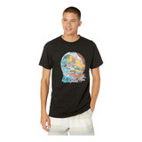 Quiksilver Freedom Flyer Polera Para Hombre, Negro, Small 