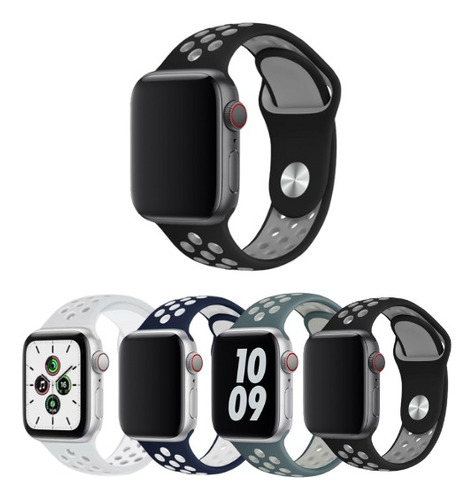 Pulso En Silicona Deportiva Para  Apple Watch