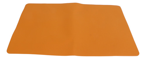 Tapete De Mesa Para Uñas, Color Naranja, Suave, De Doble Car