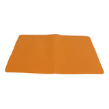 Tapete De Mesa Para Uñas, Color Naranja, Suave, De Doble Car