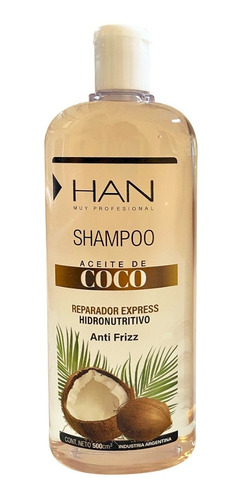 Shampoo Para Cabello Uso De Profesionales Han 500ml