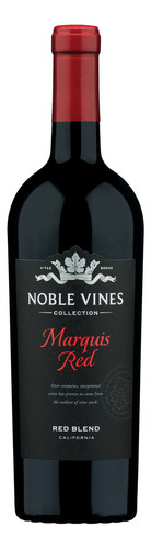 Vino Red Blend De Syrah, Cabernet Sauvignon Y Merlot Marquis Red Red Blend Collection 2019 Bodega Noble Vines 750 ml
