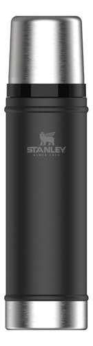 Termo Stanley Negro - 591ml - Tapón Cebador - Original Caja