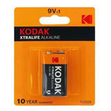 Bateria Pila Kodak 9v Alcalina Larga Duración Original