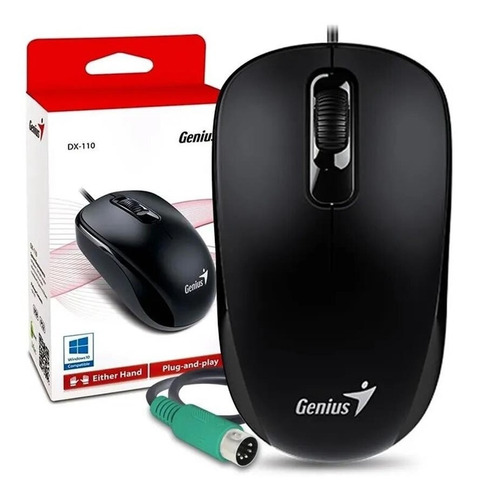 Mouse Genius Dx-110 Ps2 Negro Ps/2