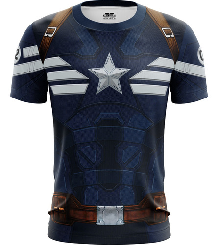 Playera Sublimada Capitan America Soldado