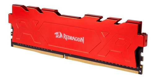 Memoria Ddr4  8gb Redragon Gamer  Para Pc  Vermelha  