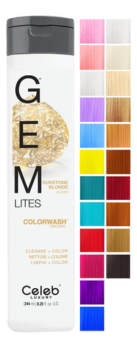 Celeb Luxury Gem Lites Colorwash - Champu Profesional Semipe