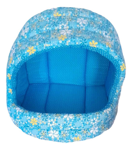 Cama Tipo Cueva Para Mascotas Mediana Azul Cielo