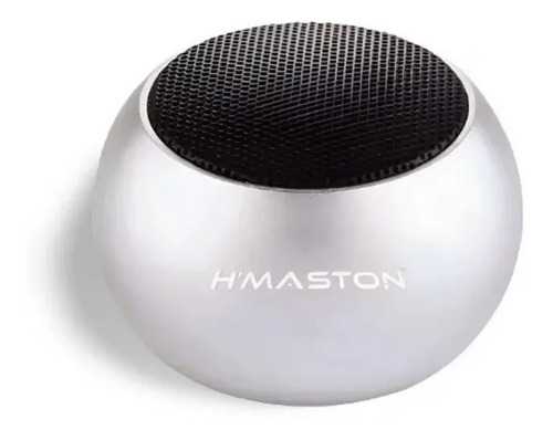 Caixinha De Som C/ Bluetooth H'maston Mini Speaker Metal 3w