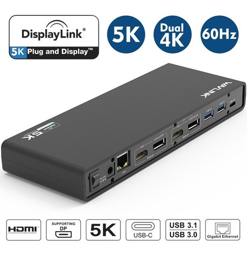 Hub Usb-c, 15 Em 1, Displayport, Hdmi, Rj45, Fone/microfone