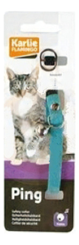 Collar Para Gato Con Campana Turquesa 5010140