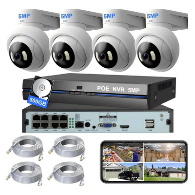 Kit De Camaras Videovigilancia 2NLF 20m 5005 Color Blanco | Meses sin interés