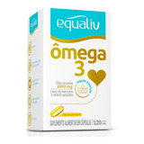 Omega 3 1000mg 120cps Gel, Rico Em Epa E Dha, Equaliv