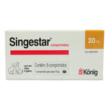 Anticoncepcional  Singestar Comprimidos König C/ 8 Comprimidos