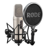 Microfone Condensador Rode Nt2-a Gravação Estúdio Prata