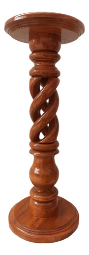 Columna Pedestal Madera De Cedro Para Adornos O Figuras