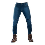 Pantalon Brooklyn Moto Jean Kingman Kevlar Y Protecciones