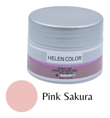 Gel Para Unhas De Gel Helen Color Pink Sakura 20gr