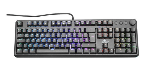 Teclado Gamer Yeyian Ytm-28207r Asward S3000 Switch Rojo Rgb