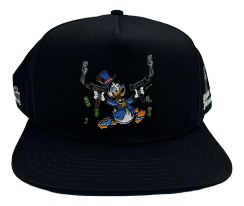 Gorra Cash Only Pato Donald Plata O Plomo 