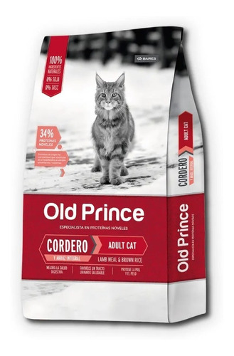 Old Prince Cordero Gato Adulto X 7.5kg - Drovenort