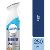 Aromatizante En Aerosol Febreze Air Pet Odor Defense 250g