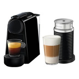 Cafetera Nespresso Essenza Mini + Aeroccino Espumador Negra