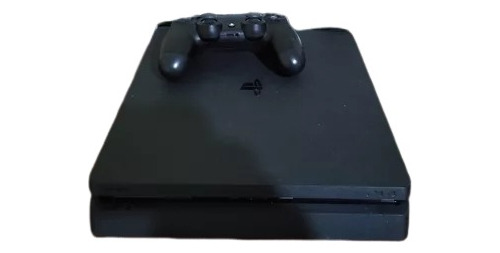 Sony Playstation 4 Slim 500gb Standard Cor  Preto Onyx Com Três Jogos: Friday The 13, Heavy Rain, Grand Theft Auto V