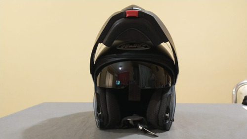 Casco Moto Hjc Rebatible Rpha 90s Pim-p Sólido Negro Mate S