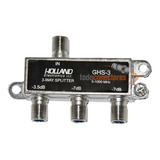 Derivador Splitter De Señal Holland Ghs-3 P/ Coaxil Conector