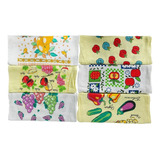 Set 12 Paños De Cocina Toalla Estampados