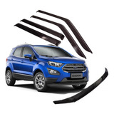 Deflector Ford Ecosport Kinetic 2018 Completo X5 U Oriyinall Ventanilla Capot