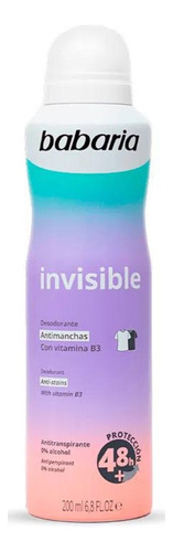 Desodorante Babaria Dermosensible Spray 200ml Aloe Fragancia Invisible