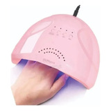 Cabina De Uñas Sunone 48w Uv Led Sensor Timer Secado Rápido Color Rosa