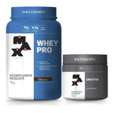 Combo Whey Pro 1kg, Creatina Monohidratada 150g Max Titanium