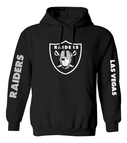 Sudadera  Modelo Las Vegas Raiders Estampado En Vinil