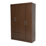 Ropero Closet Armario Mueble Moderno 4 Puertas 2cajones Casa